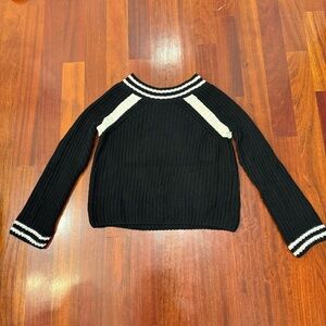 525 America Black and White Women's Sweater